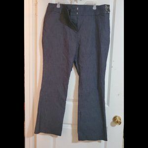NY&Co 7th Avenue Modern Fit Pant 18 Average (Plus) Blue/Blue Wash